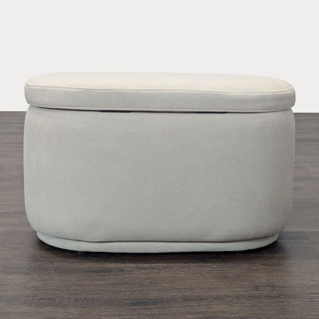 Nurture & Upholstered Oval Storage Ottoman - Accepted Offer (11.76% discount)