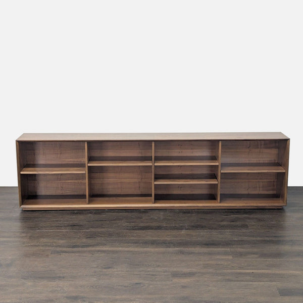 Room and Board Rollins Low Wood Bookshelf with Adjustable Shelves