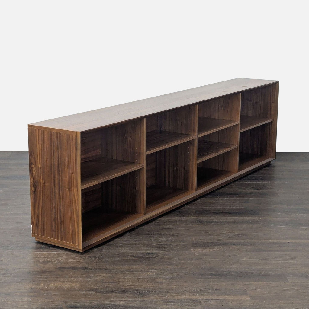 Room and Board Rollins Low Wood Bookshelf with Adjustable Shelves
