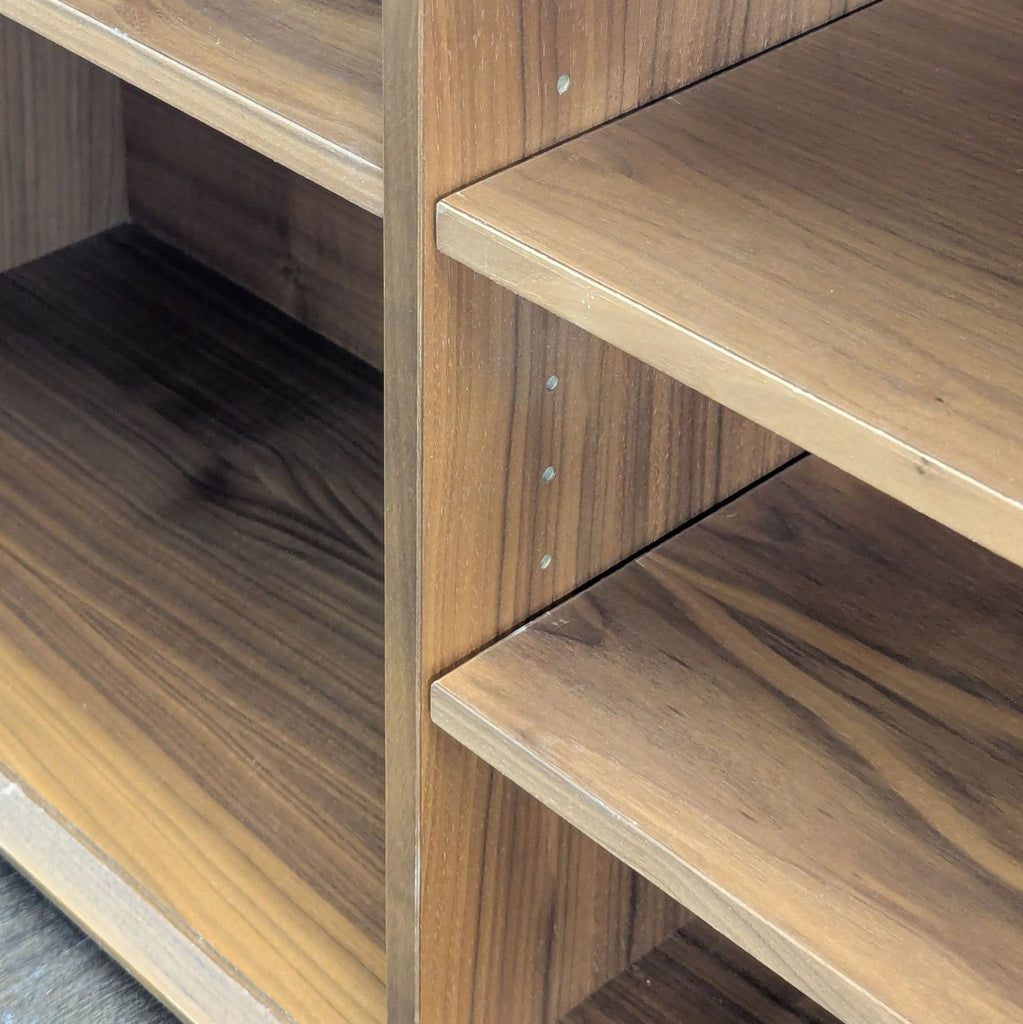 Room and Board Rollins Low Wood Bookshelf with Adjustable Shelves