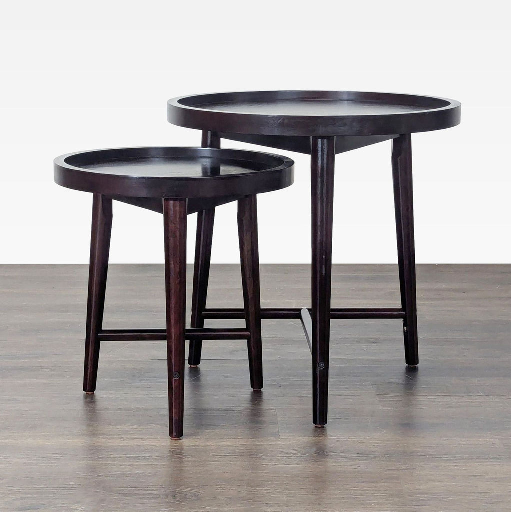 Madison Park Round Wood Nesting Tables