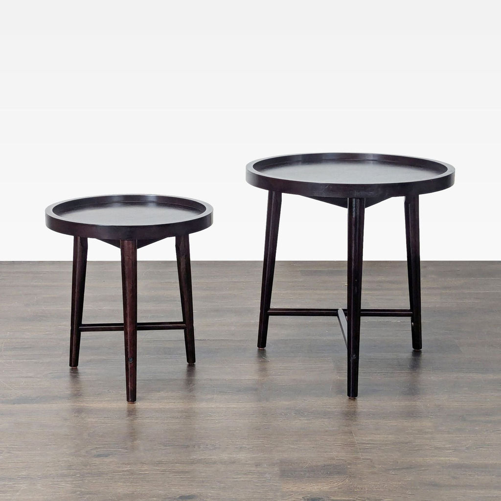 Madison Park Round Wood Nesting Tables