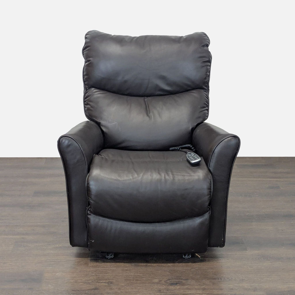 La-Z-Boy Electric Recliner Chair Leather Lounge Seat with Power Headrest and Lumbar
