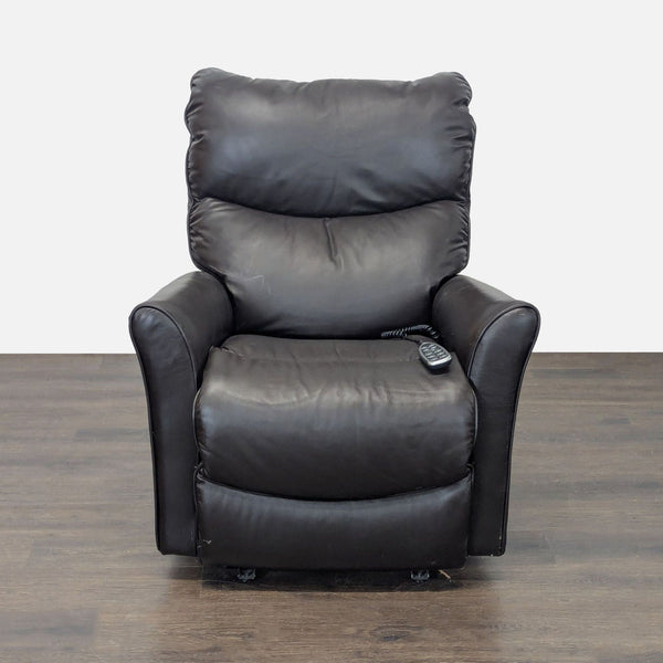 La-Z-Boy Electric Recliner Chair Leather Lounge Seat with Power Headrest and Lumbar