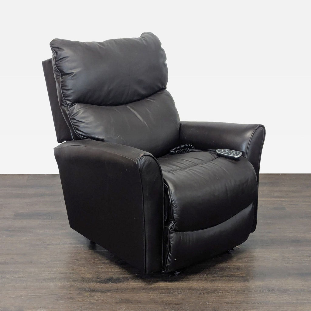 La-Z-Boy Electric Recliner Chair Leather Lounge Seat with Power Headrest and Lumbar