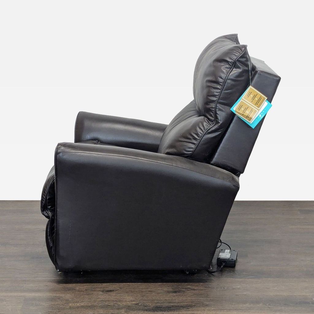 La-Z-Boy Electric Recliner Chair Leather Lounge Seat with Power Headrest and Lumbar