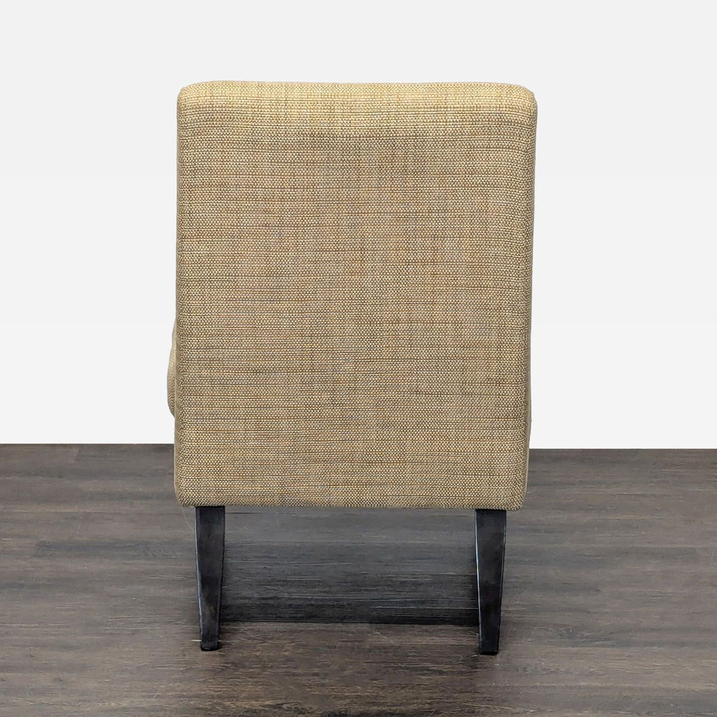 West Elm Lounge Chair in Tan Upholstery