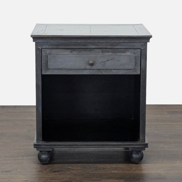 Restoration Hardware One Drawer Nightstand with Shelf