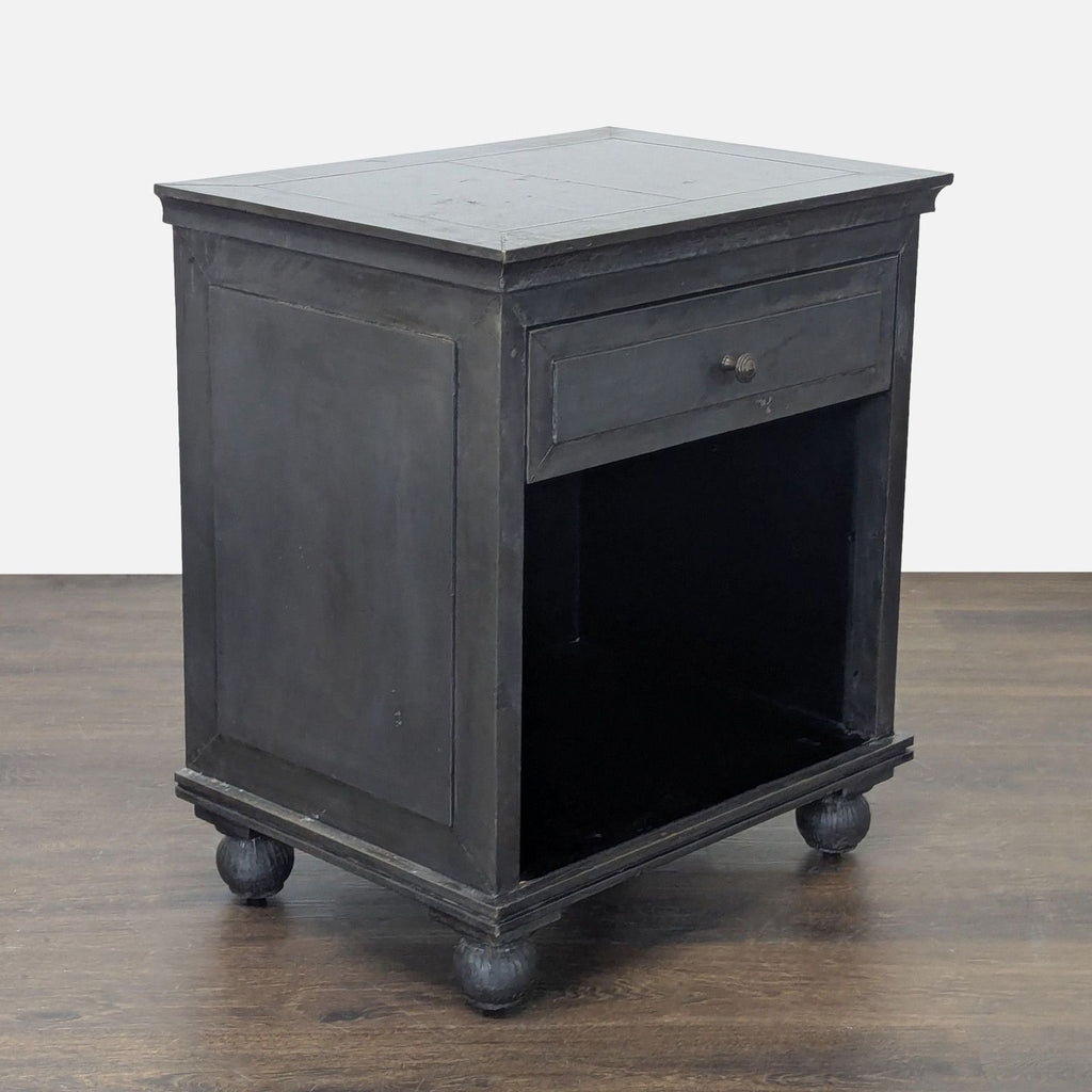 Restoration Hardware One Drawer Nightstand with Shelf