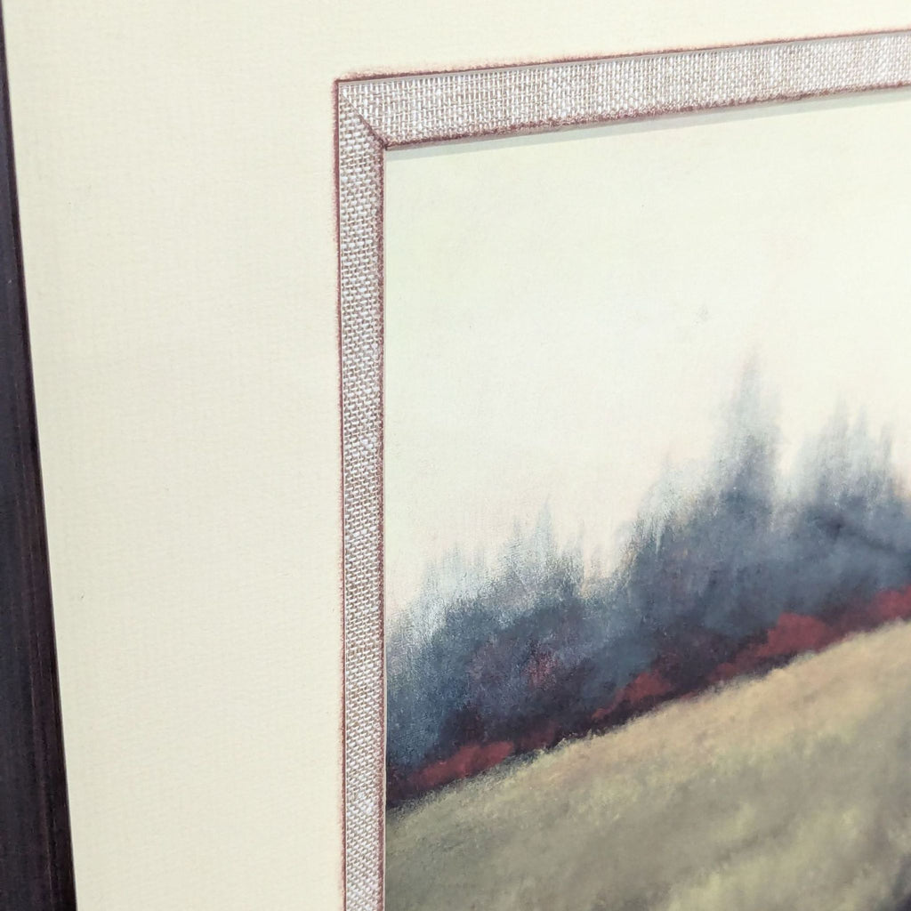 Framed Landscape Print Lazt River II by Rita Vindedzis