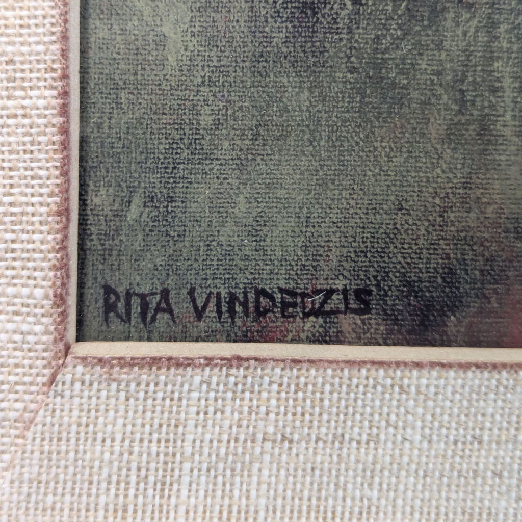 Framed Landscape Print Lazt River II by Rita Vindedzis