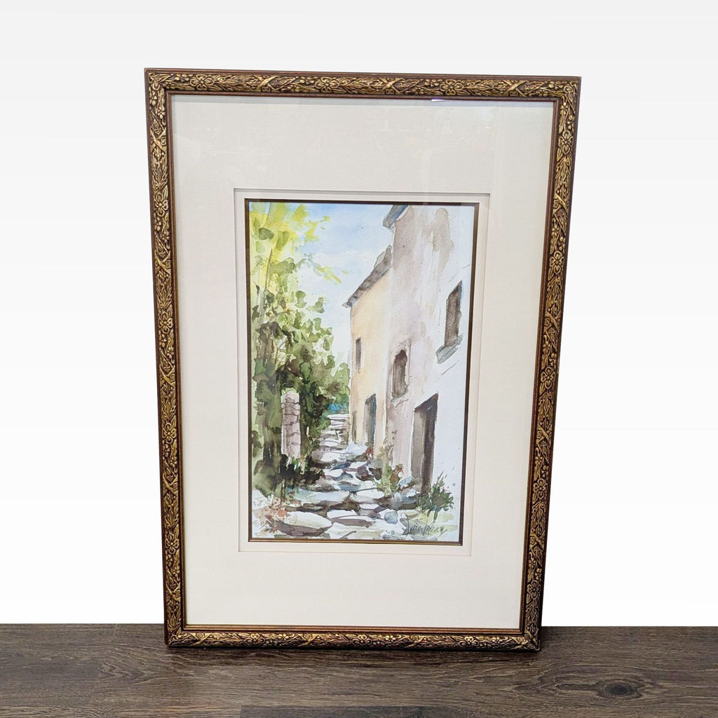 James Voxx Limited Edition European Village Print, Framed (13/600)