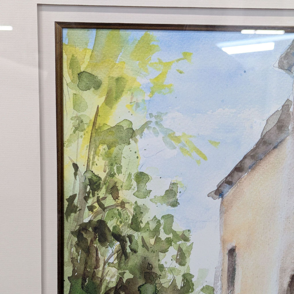 James Voxx Limited Edition European Village Print, Framed (13/600)