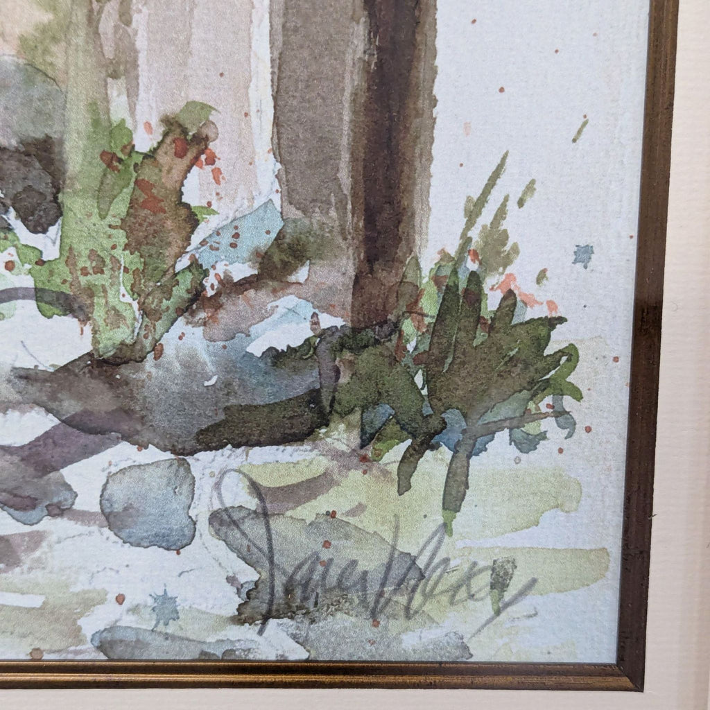 James Voxx Limited Edition European Village Print, Framed (13/600)