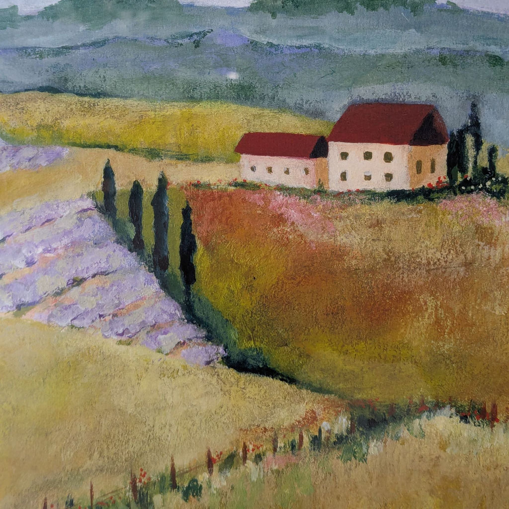 Kris Taylor Framed Landscape Painting “ Daydreams In Tuscany”