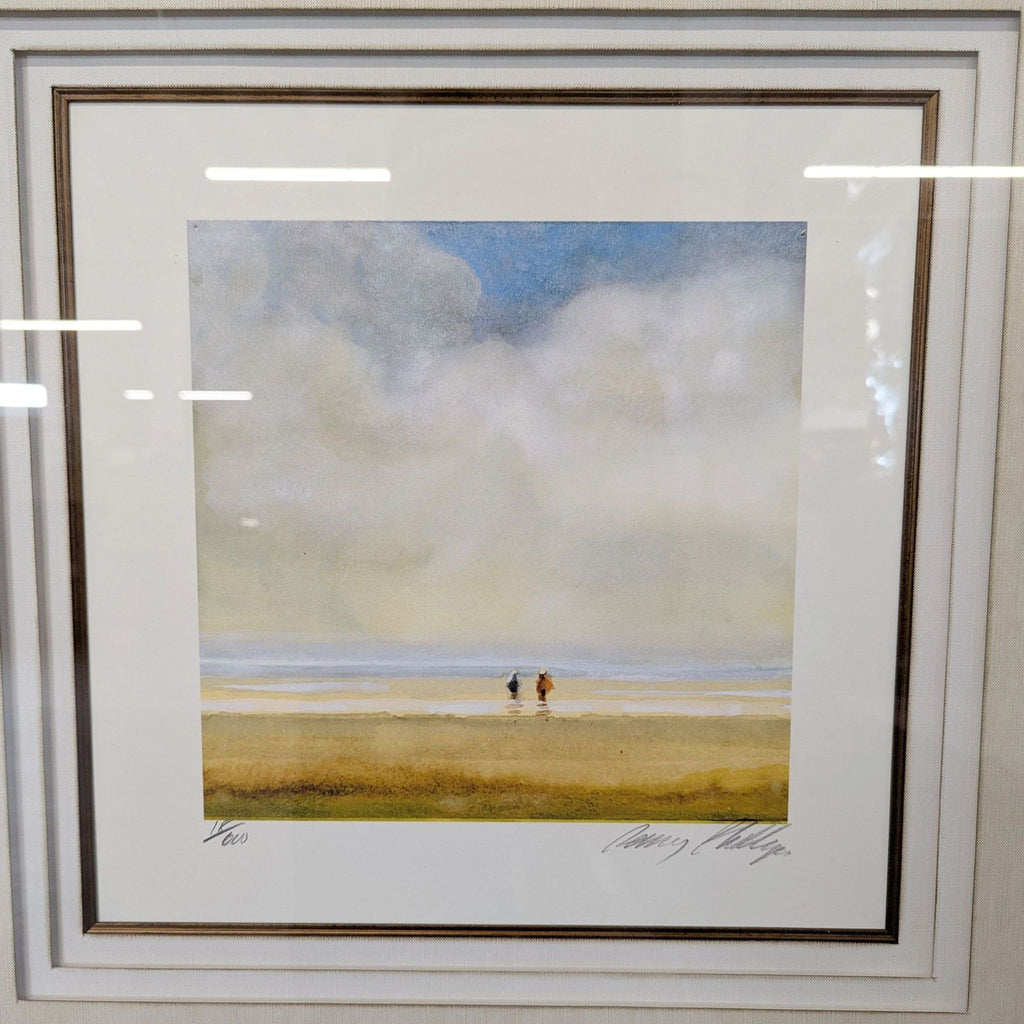 P. Phillips “Shore Path” Signed Limited Edition Giclée Framed Art Print by Lisa Violetto Designs - Accepted Offer (22.92% discount)