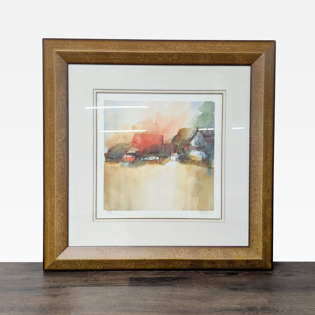 L. Wagner Signed Limited Edition Giclée by Lisa Violetto Designs, Framed