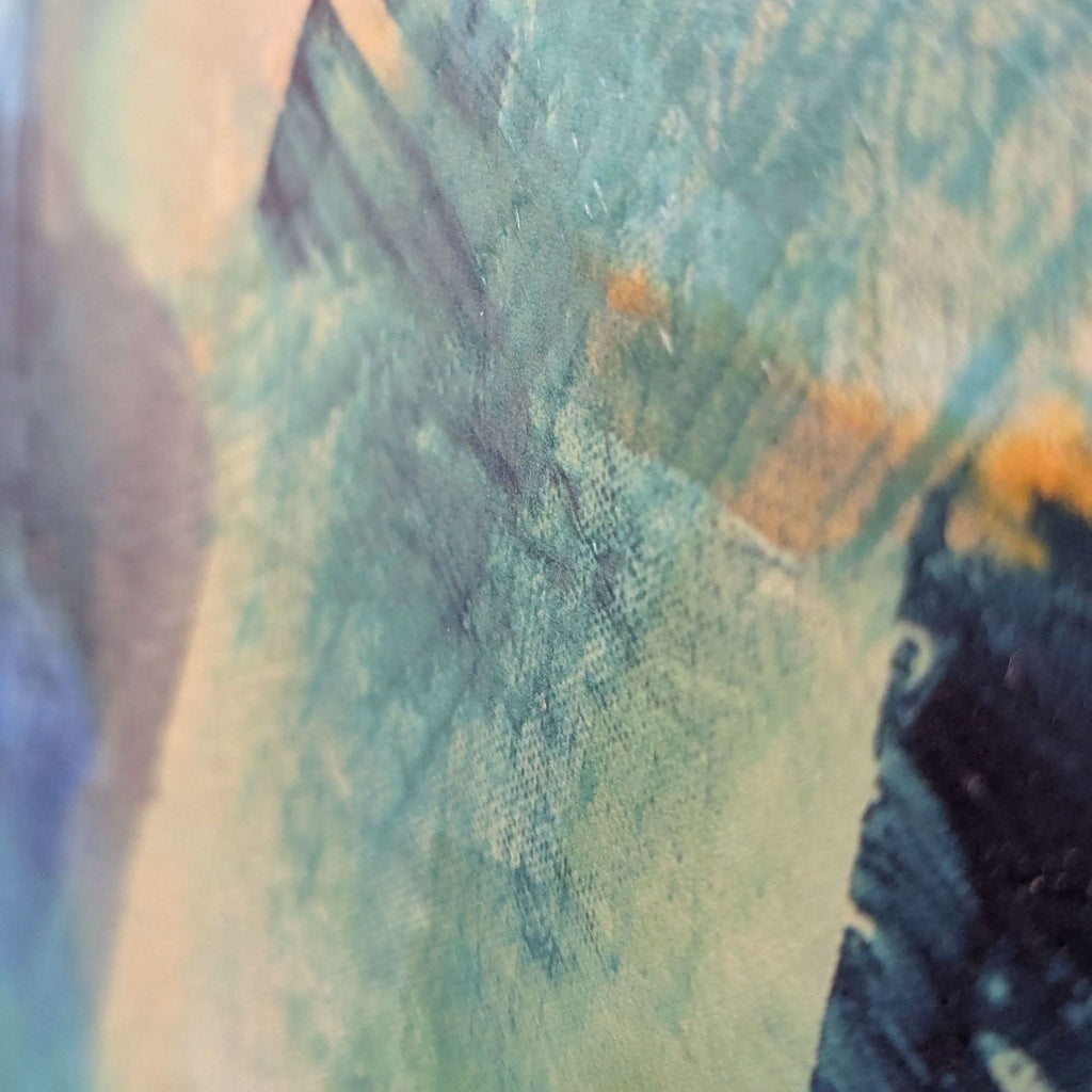 “World Map Mystery” Contemporary Abstract Giclée on Canvas - Accepted Offer (15.11% discount)