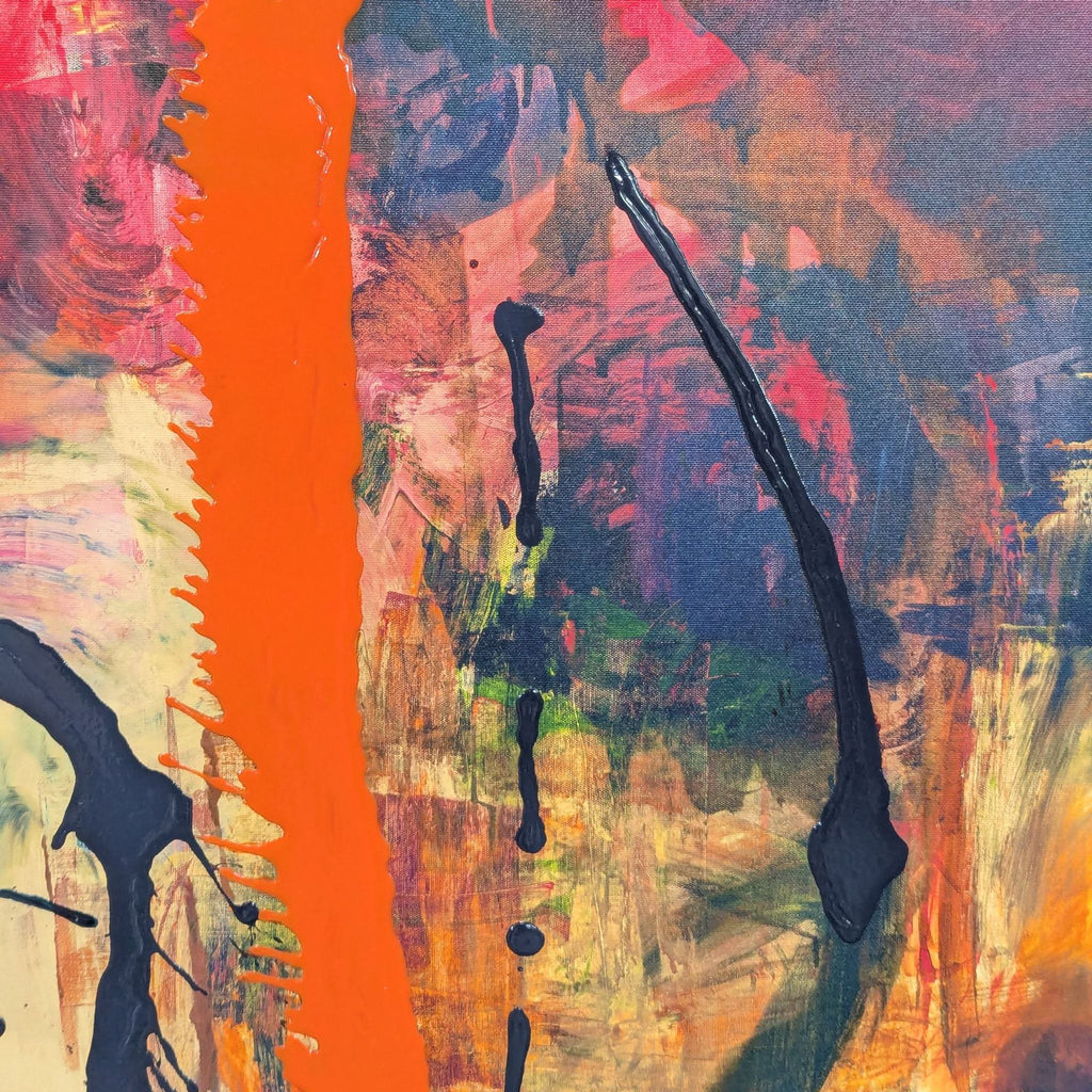 Fern Cassidy “Glory” Contemporary Textured Abstract Canvas - Accepted Offer (23.18% discount)
