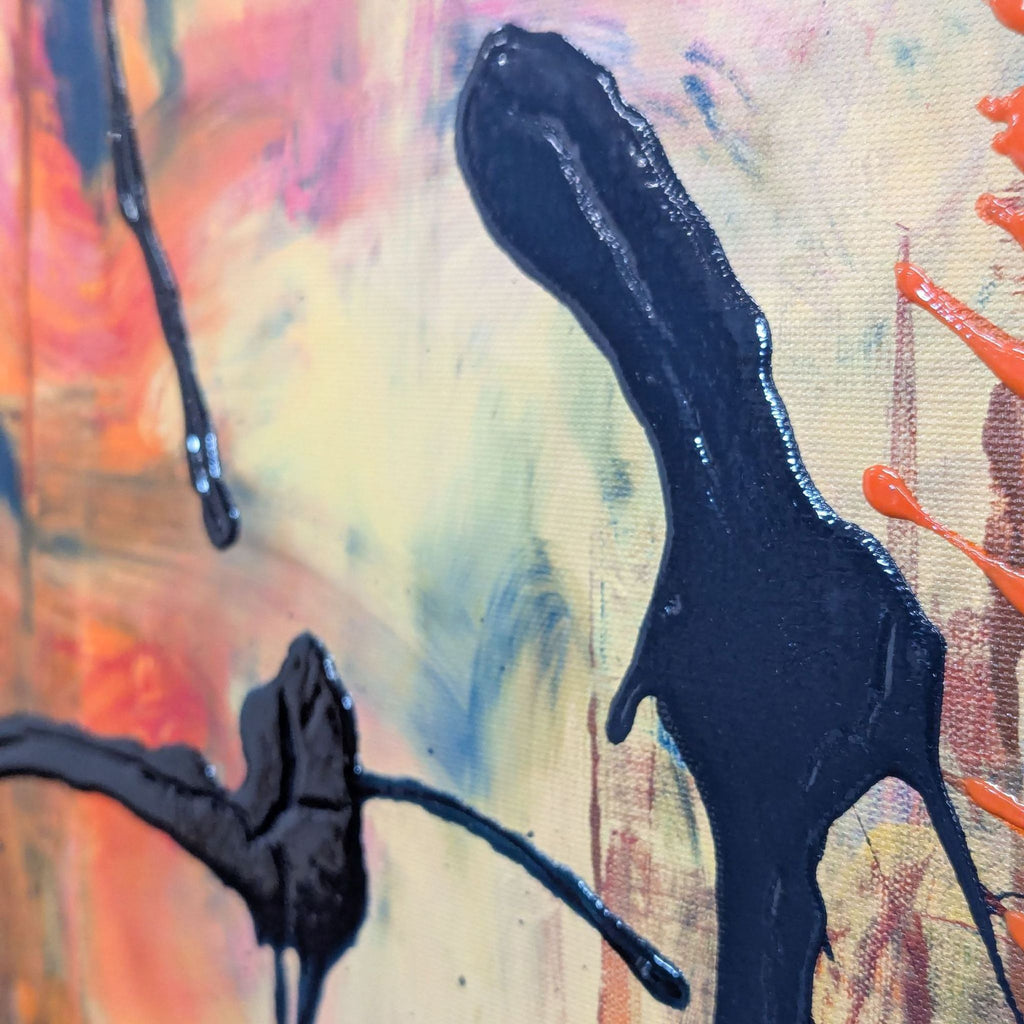 Fern Cassidy “Glory” Contemporary Textured Abstract Canvas - Accepted Offer (23.18% discount)