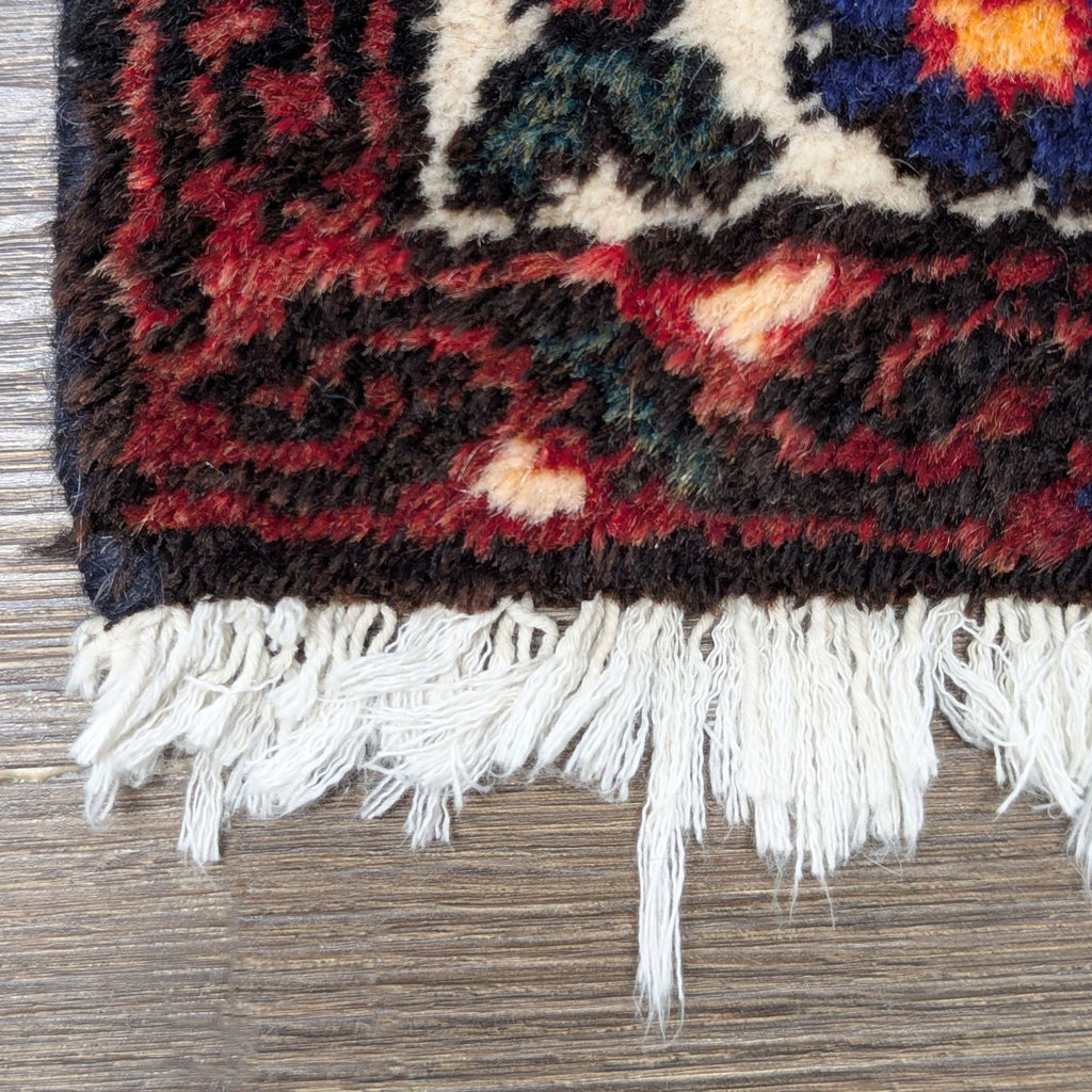 Persian Hamadan Style Wool Runner Rug – 10’ x 32”