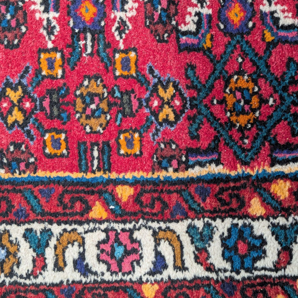 Persian Hamadan Style Wool Runner Rug – 10’ x 32”