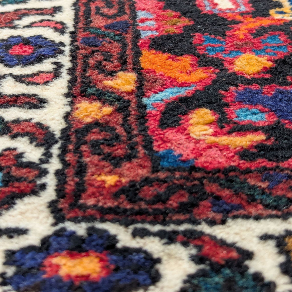 Persian Hamadan Style Wool Runner Rug – 10’ x 32”