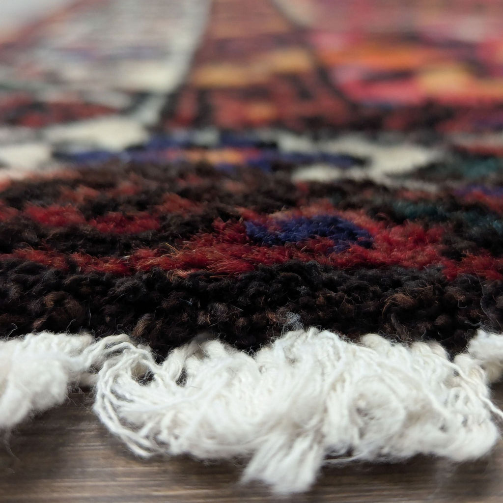 Persian Hamadan Style Wool Runner Rug – 10’ x 32”