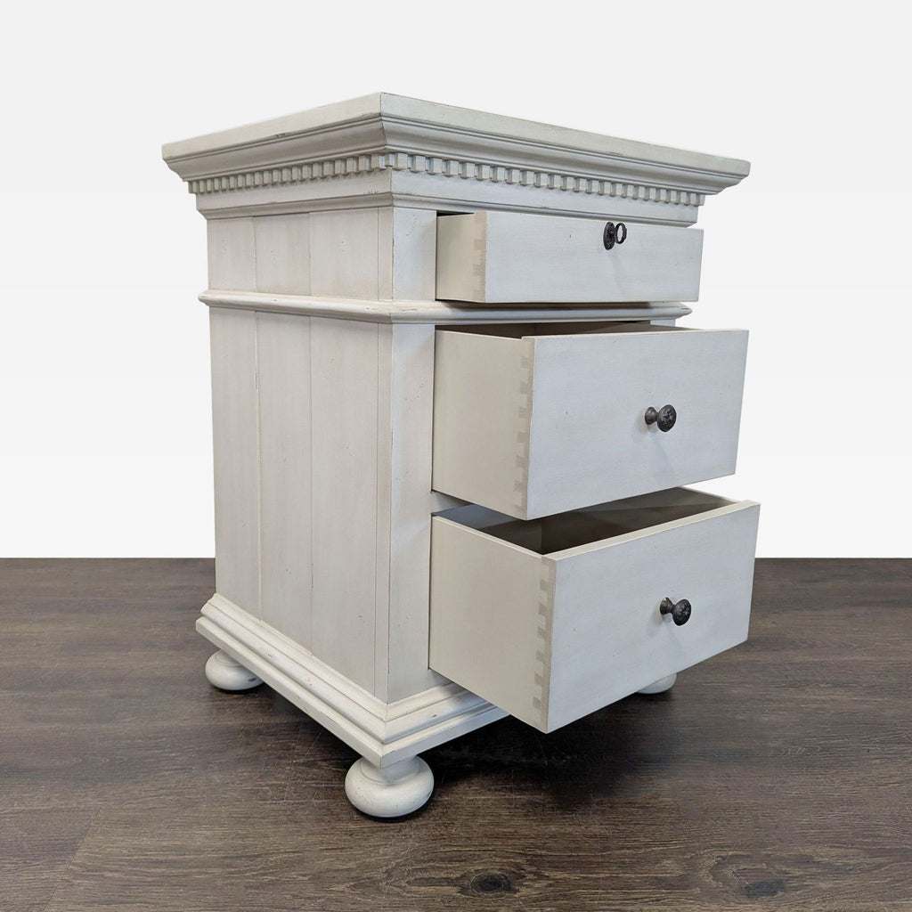 Pair of Restoration Hardware Closed Saint James Nightstands