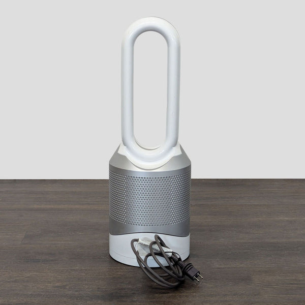 Dyson Pure Cool Link bladeless fan and air purifier with modern design, shown with included power cord.  