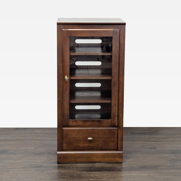 Vintage Ethan Allen One Drawer Media Cabinet