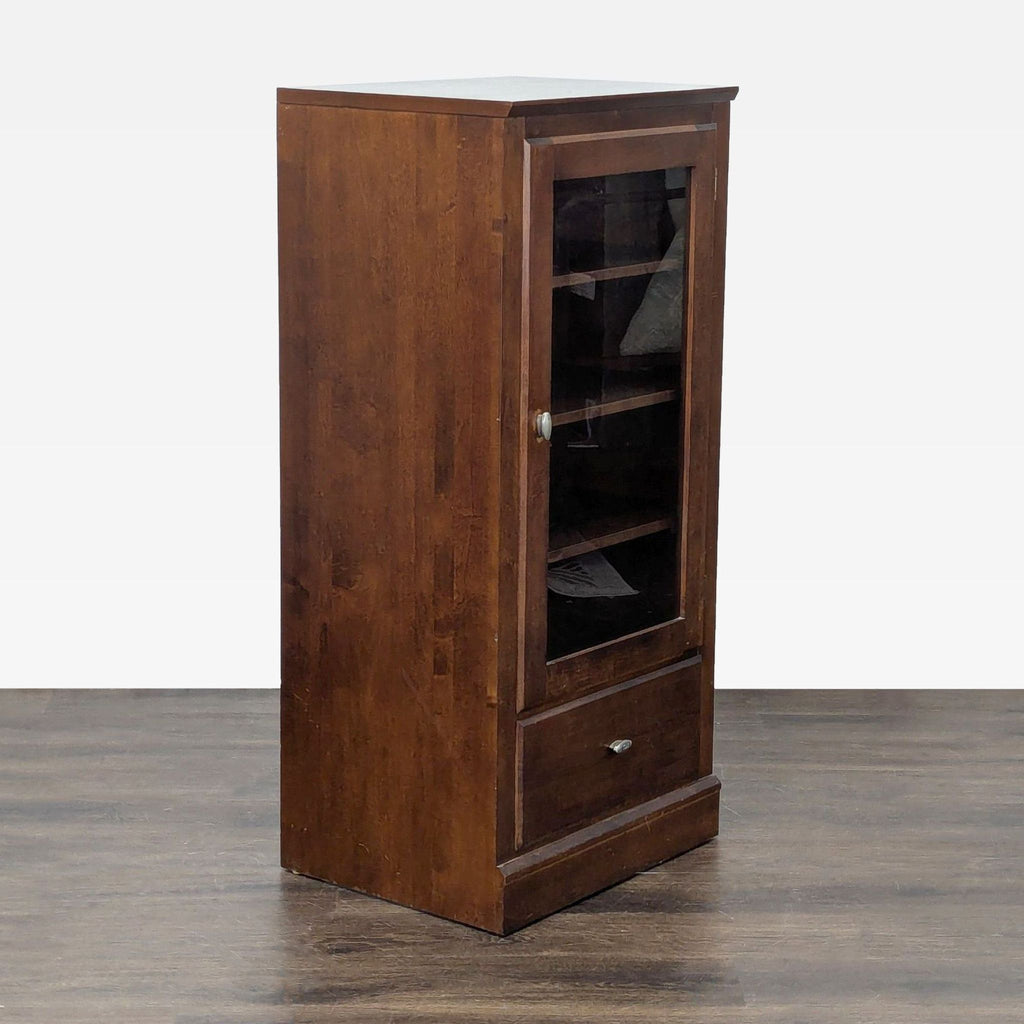 Vintage Ethan Allen One Drawer Media Cabinet