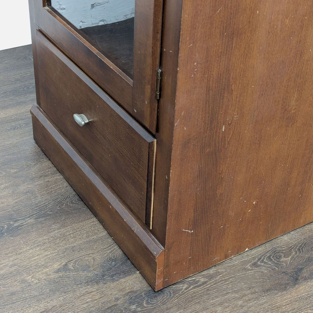 Vintage Ethan Allen One Drawer Media Cabinet