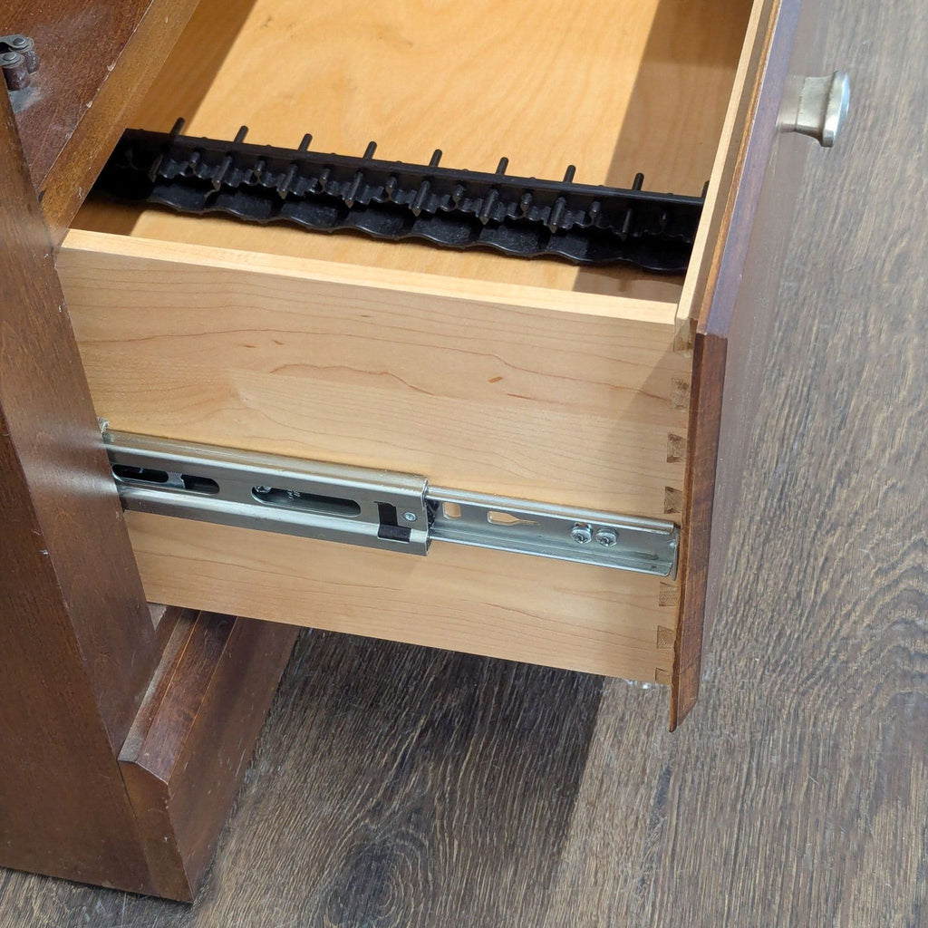 Vintage Ethan Allen One Drawer Media Cabinet