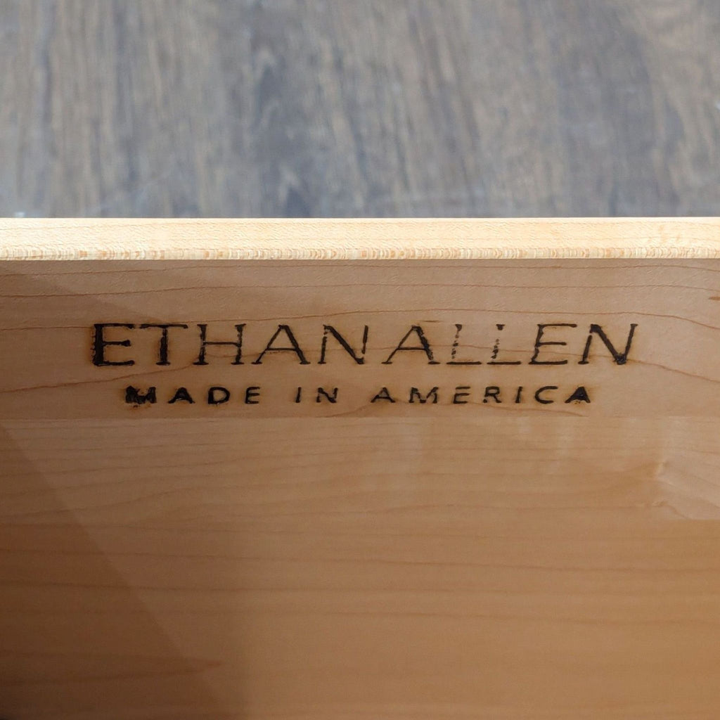 Vintage Ethan Allen One Drawer Media Cabinet