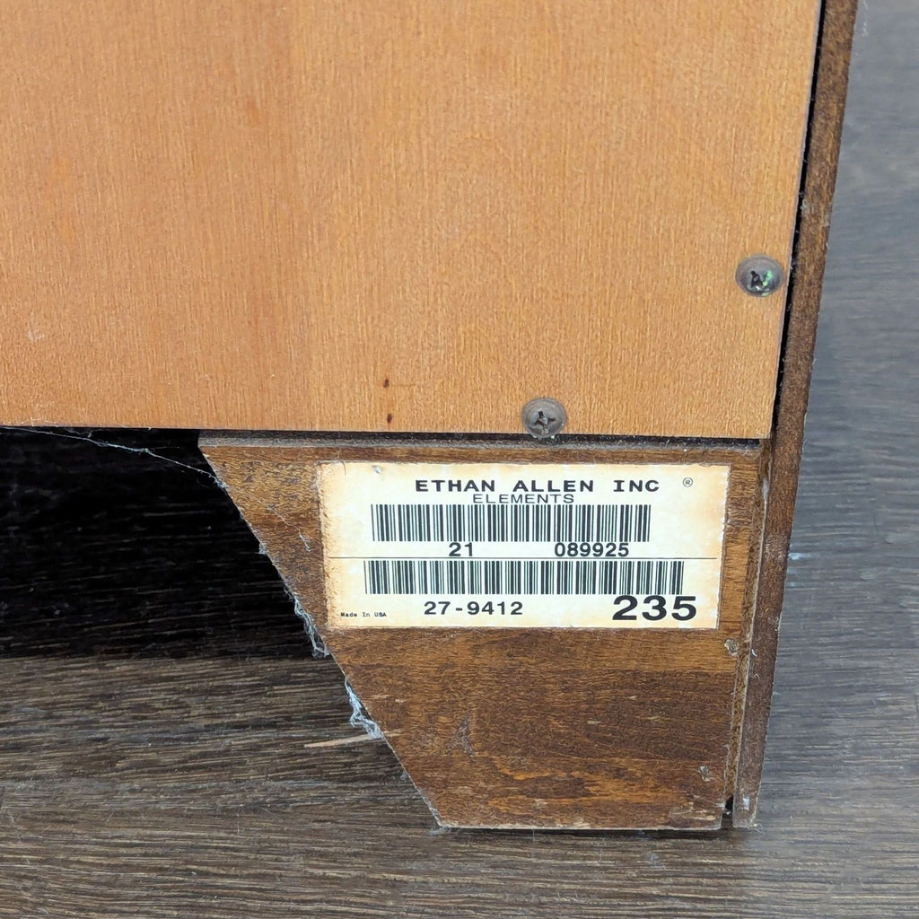 Vintage Ethan Allen One Drawer Media Cabinet