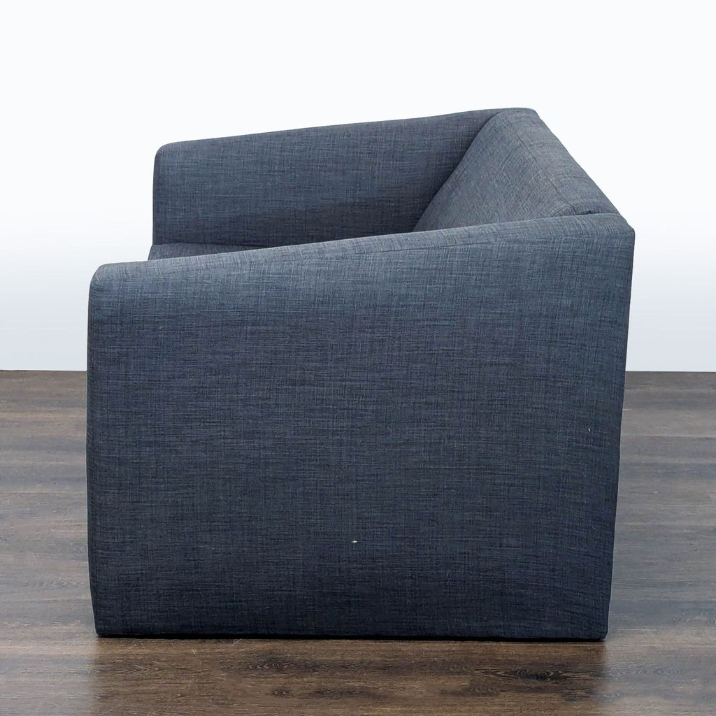 Couch hide-a-bed folded up for reference
Twin hide-a-bed couch in great condition roughly 15 years old. Used very little. 51" wide x 36" deep x 29" tall folded up. 
This is the same CB2 object as below unfolded.