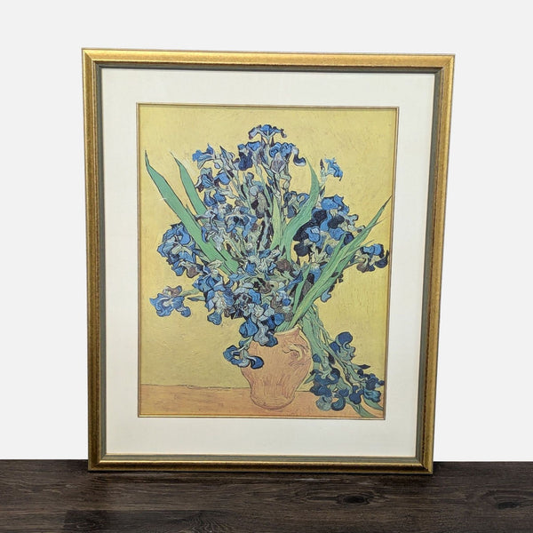 Framed Van Gogh "Irises" Art Print – Gold Frame, Prints & Maps