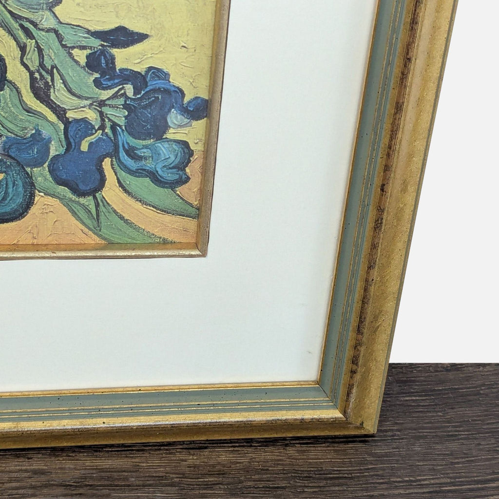 Framed Van Gogh "Irises" Art Print – Gold Frame, Prints & Maps