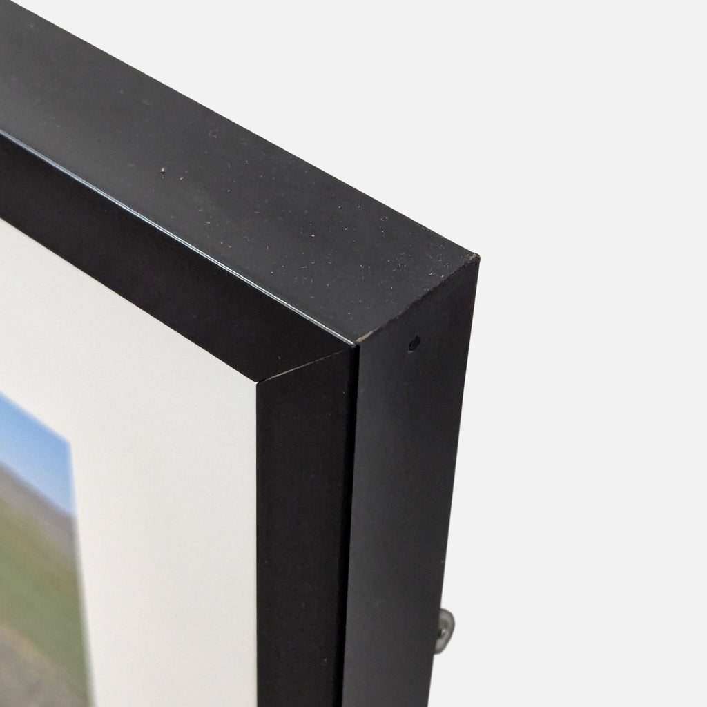 Framed Print of Farmhouse in Open Field Landscape