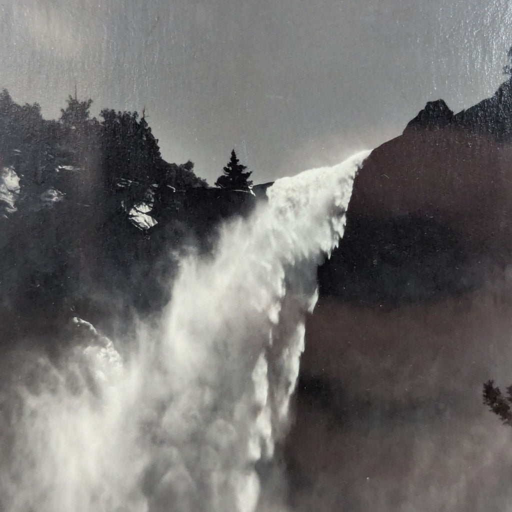 Ansel Adams “Bridalveil Fall, Yosemite” Yosemite Special Edition Silver Gelatin Photograph, Framed