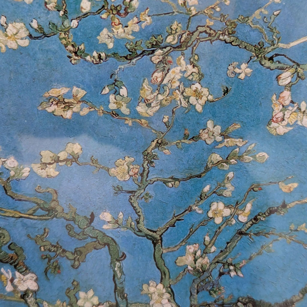 Van Gogh “Almond Blossom” Framed Print – Classic Wall Art in Gold Frame