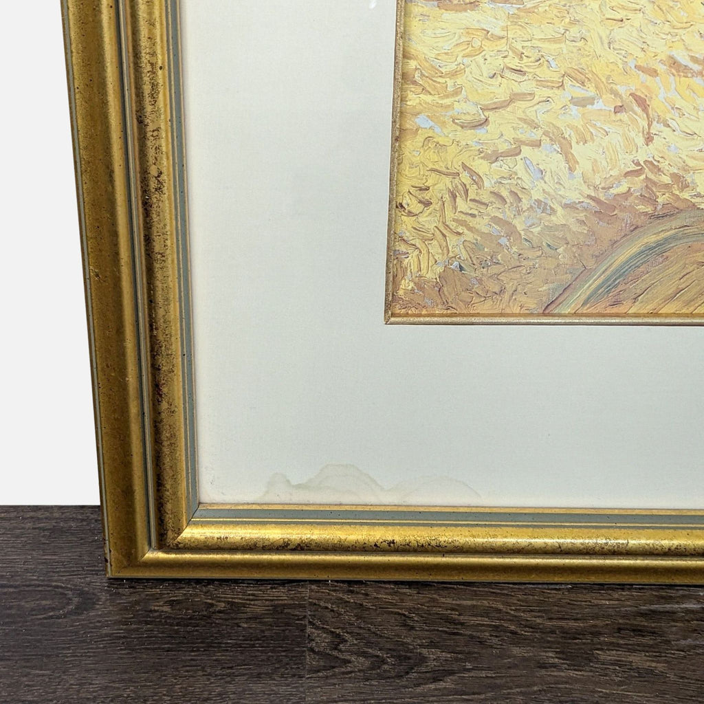 Van Gogh Framed Print “Wheat Field with Cypresses” - Classic Art Wall Decor