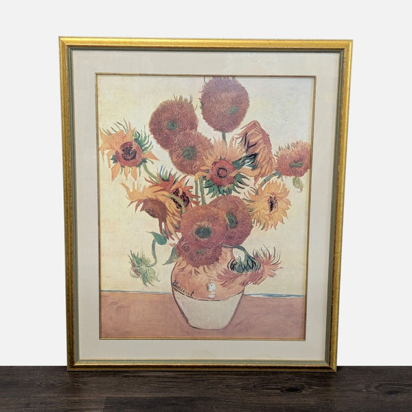 Van Gogh “Sunflowers” Framed Print in Gold Frame - Accepted Offer (13.33% discount)
