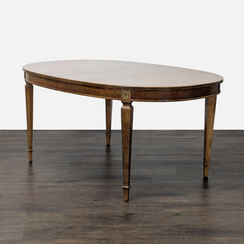 Thomasville Traditional Oval Extension Dining Set with 6 Cane-Back Chairs - Accepted Offer (18.20% discount)
