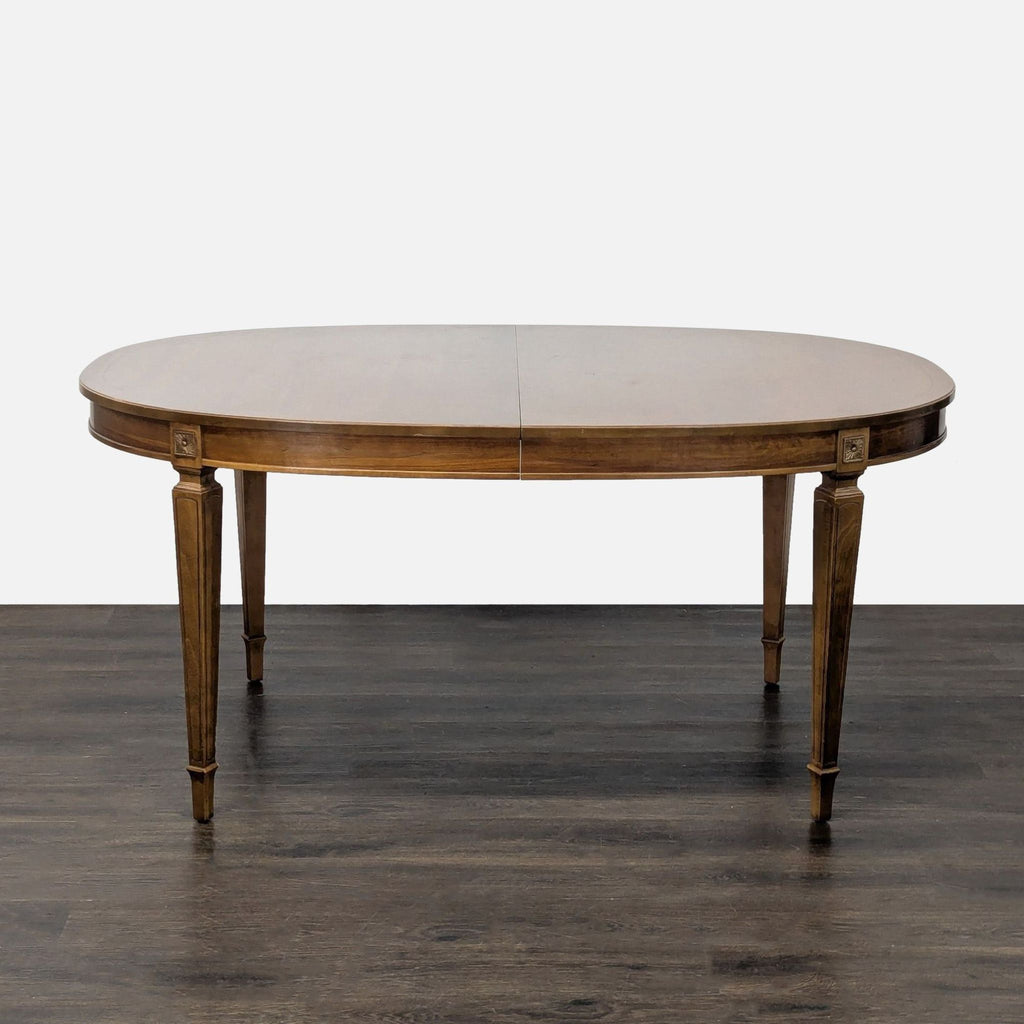 Thomasville Traditional Oval Extension Dining Set with 6 Cane-Back Chairs - Accepted Offer (18.20% discount)