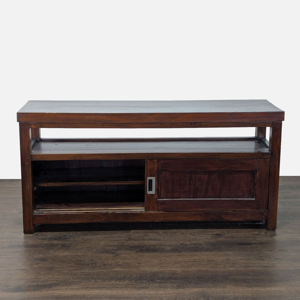 Japanese Storage Cabinet with Sliding Doors