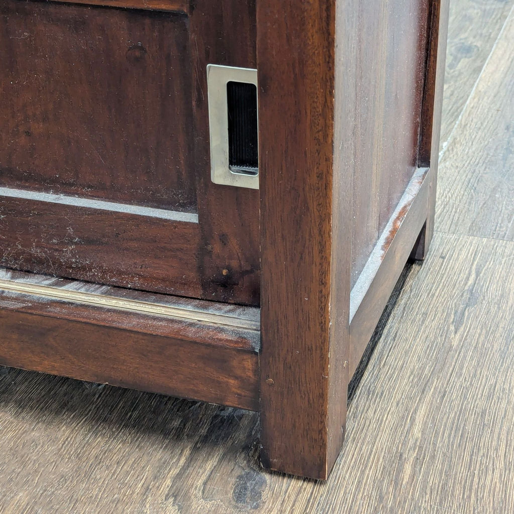 Japanese Storage Cabinet with Sliding Doors