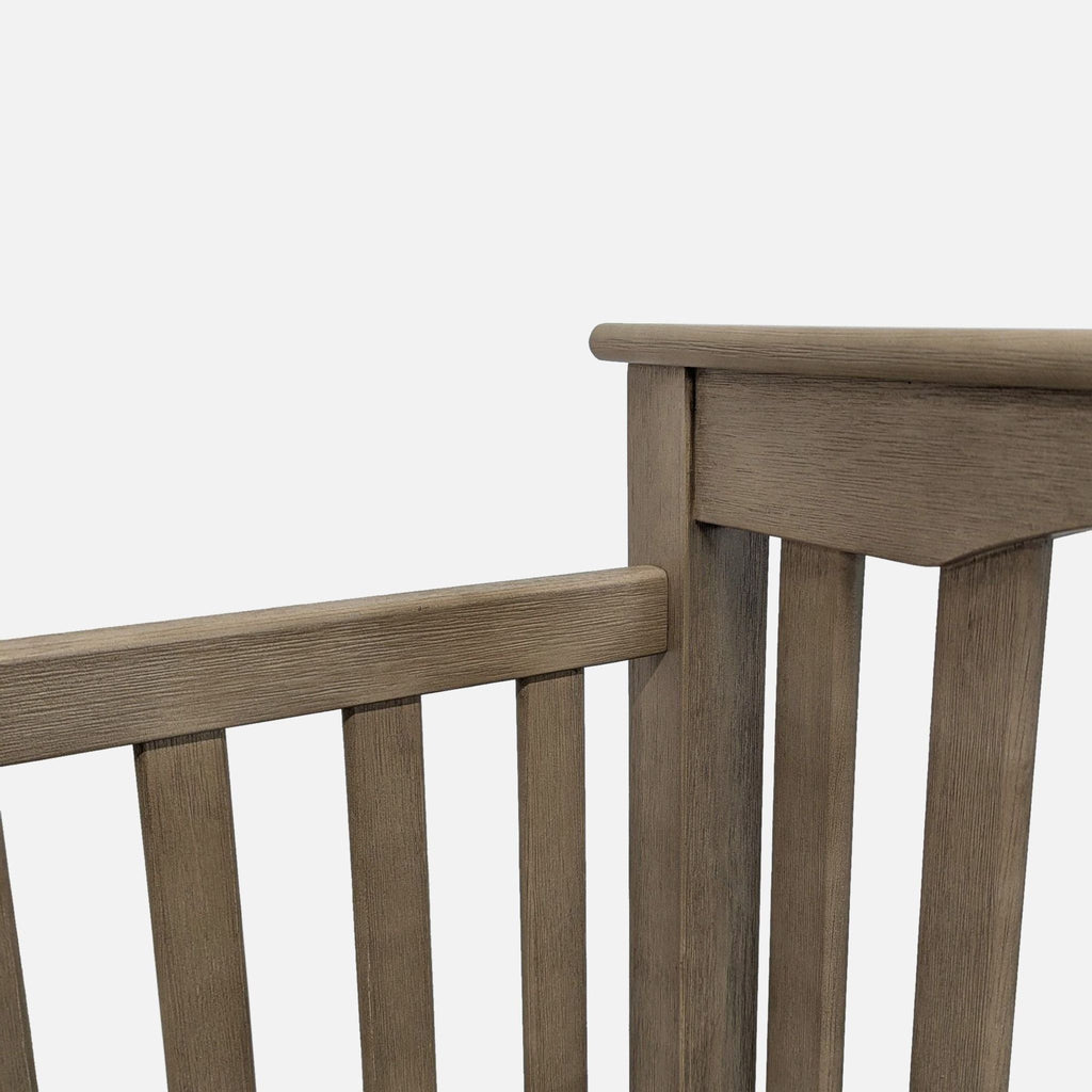 Pottery Barn Kids Classic Kendall Convertible Wood Baby Crib with Lullaby Mattress