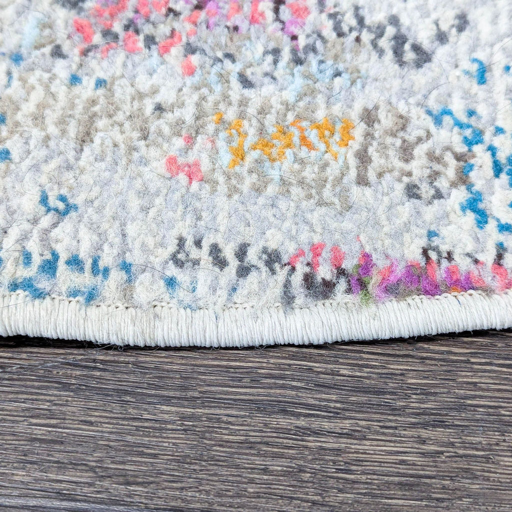 Nourison Abstract Celestial Collection Multicolor Round Rug- 7’10”